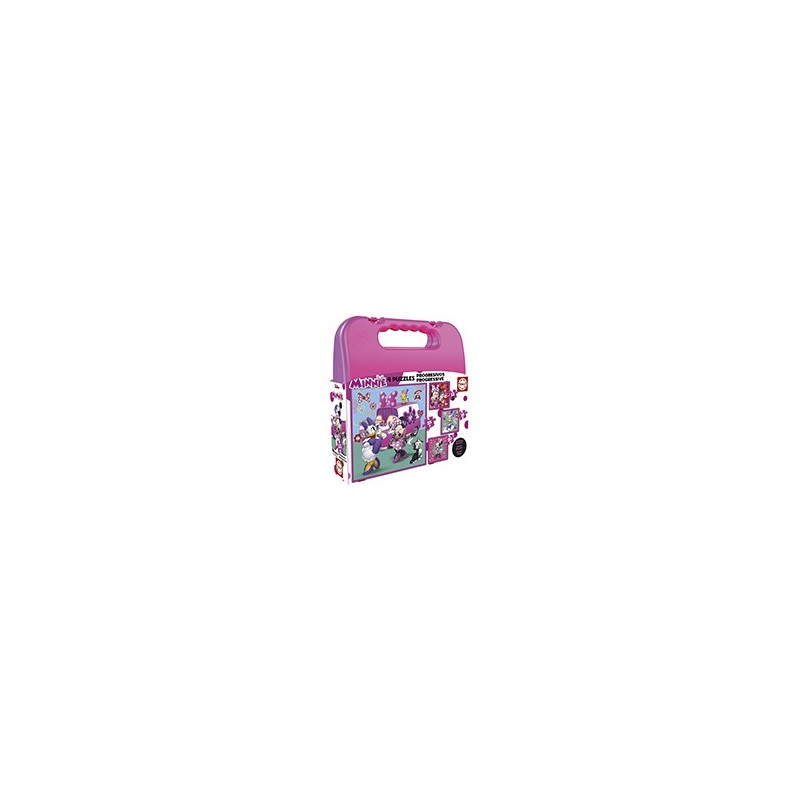 Maleta Puzzle EDUCA BORRAS Minnie Happy Helpers (17638)