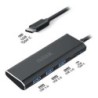 Hub NILOX USB-C a 3xUSB-A 3.0 1xUSB-C (NXHUBUSBC03)