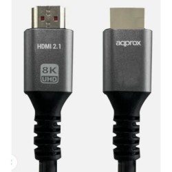 Cable Approx HDMI/M a HDMI/M 2m Negro/Gris (APPC63)