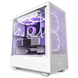 Caja NZXT H5 FLOW RGB ATX Blanco (CC-H51FW-R1)