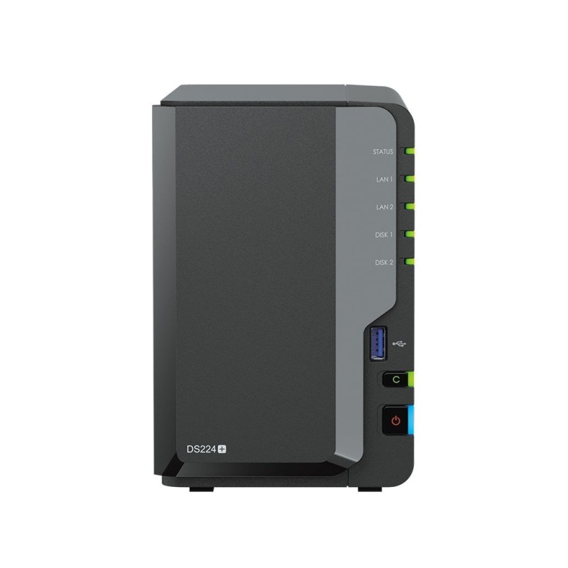 NAS Synology DiskStation J4125 2Gb 2 Bahías (DS224+)