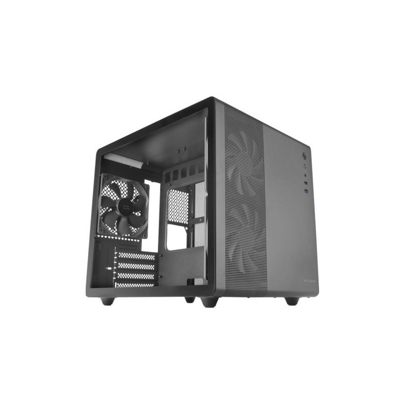 Caja Mars Gaming RGB S/F USB2/3 mATX Negra (MC400)