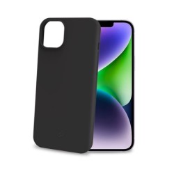 Funda CELLY Cromo 6.7in iPhone 15 Plus Negra (CROMO1055B