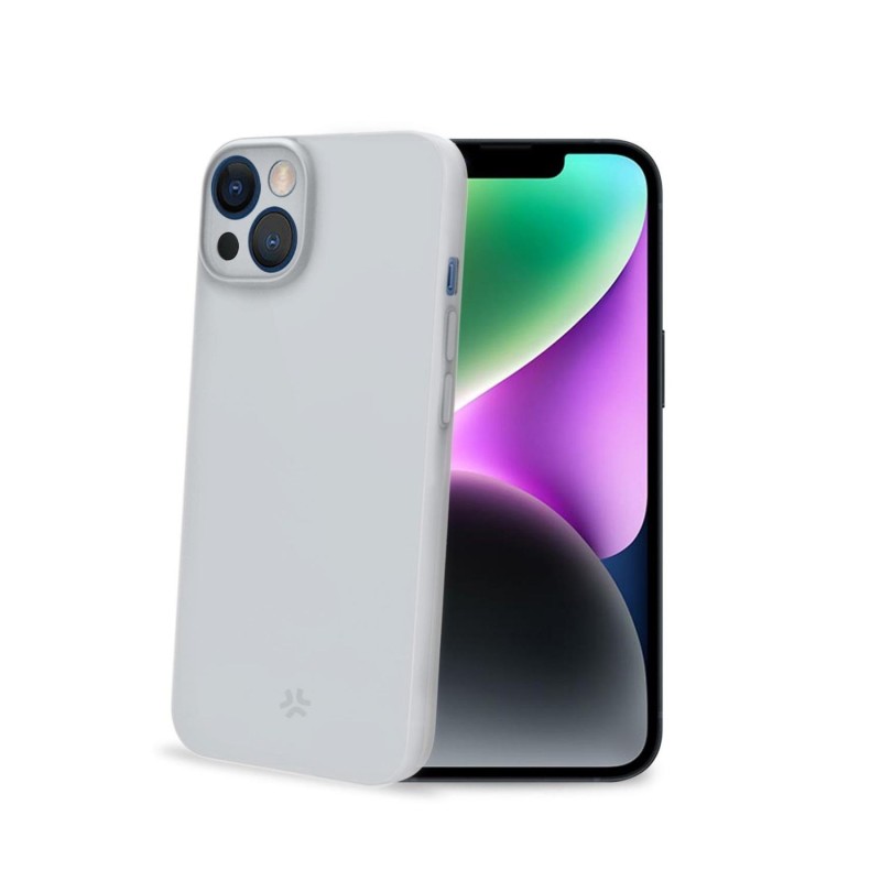 Funda CELLY Space TPU iPhone 15 Blanca (SPACE1053WH)