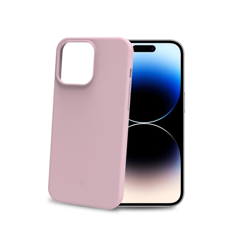 Funda CELLY Planet Eco iPhone 15 pro Rosa(PLANET1054PK)