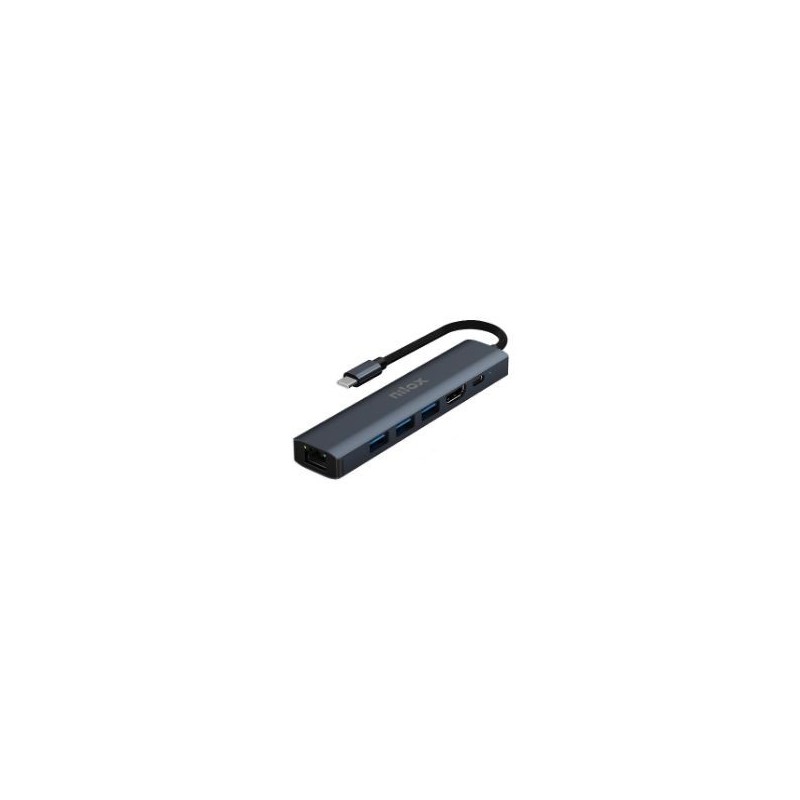 Docking Station NILOX USB-C 6 Puertos (NXDSUSBC06)