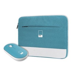 Funda+Ratón PANTONE 15.6in Poliéster Azul (PT-BGMS001G1)