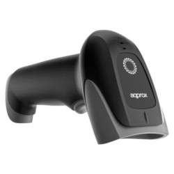 Escáner Approx Código Barras 1D/2D USB Negro (APPLS22)