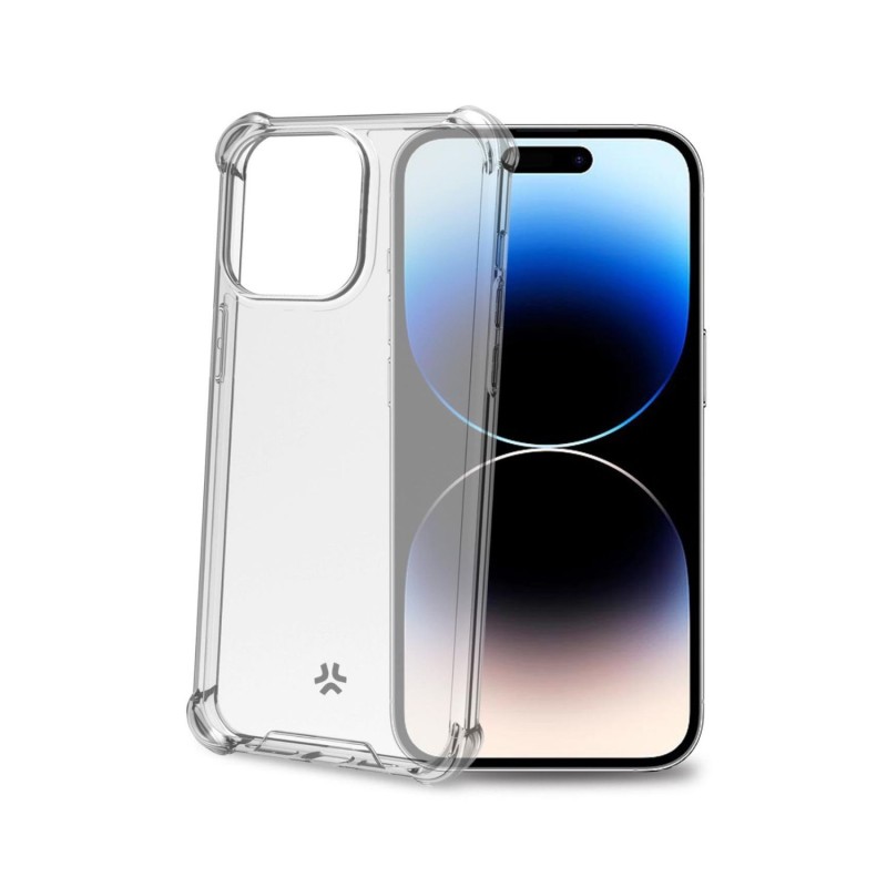Funda CELLY Armor iPhone 15 Pro Transparen(ARMOR1054WH)