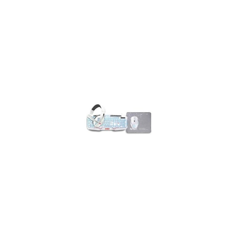 Pack Gaming NASA T+R+Alf+Auric Blanco (ANDROMEDA4IN1-W)