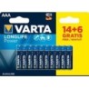 Pilas VARTA Longlife Power AAA LR03 Blister 20 (14+6)