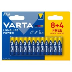 Pilas Varta Longlife Power AAA Blister 8+4 (4903121472)