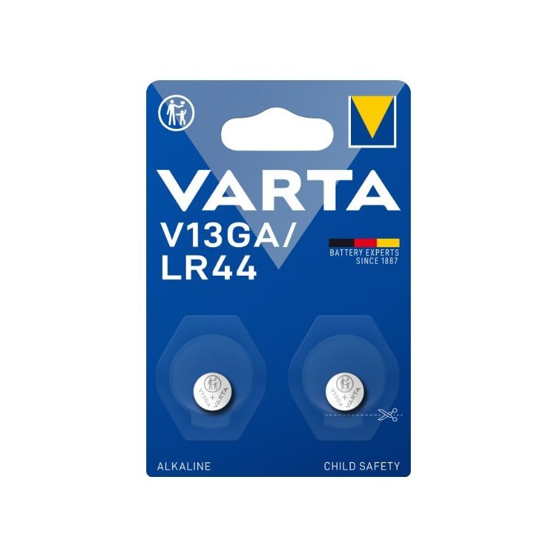 Pilas Varta Alkaline V13GA/LR44 Blister 2 (4276101402)