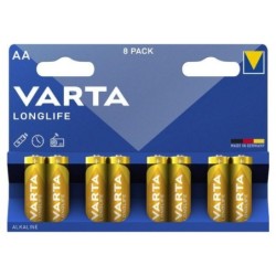 Pilas Varta Longlife AA Blister 8 (4106101418)