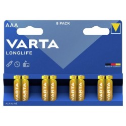 Pilas Varta Longlife AAA Blister 8 (4103101418)