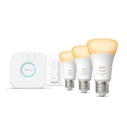 Kit Philips 3 Bombillas E27 + Hue Bridge (929002468403)