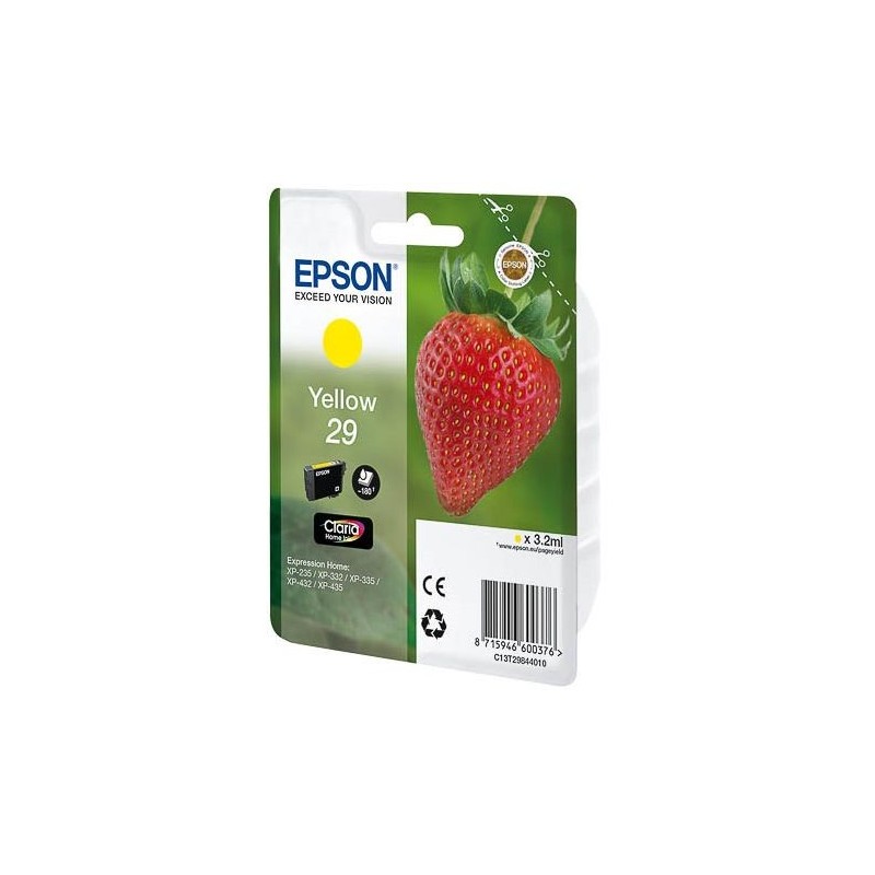 Tinta EPSON Amarillo 29 Fresa T2984