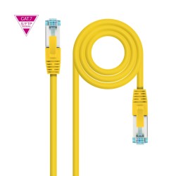 Latiguillo Nanocable Cat7 25cm Amarill(10.20.1700-L25Y)