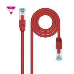 Latiguillo Nanocable Cat.7 SFTP 1m Rojo (10.20.1701-R)