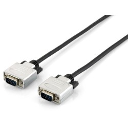 Cable EQUIP VGA/M a VGA/M 1.8m Negro/Plata (EQ118860)
