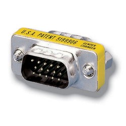 Adaptador EQUIP VGA/M a VGA/M Plata (EQ124320)