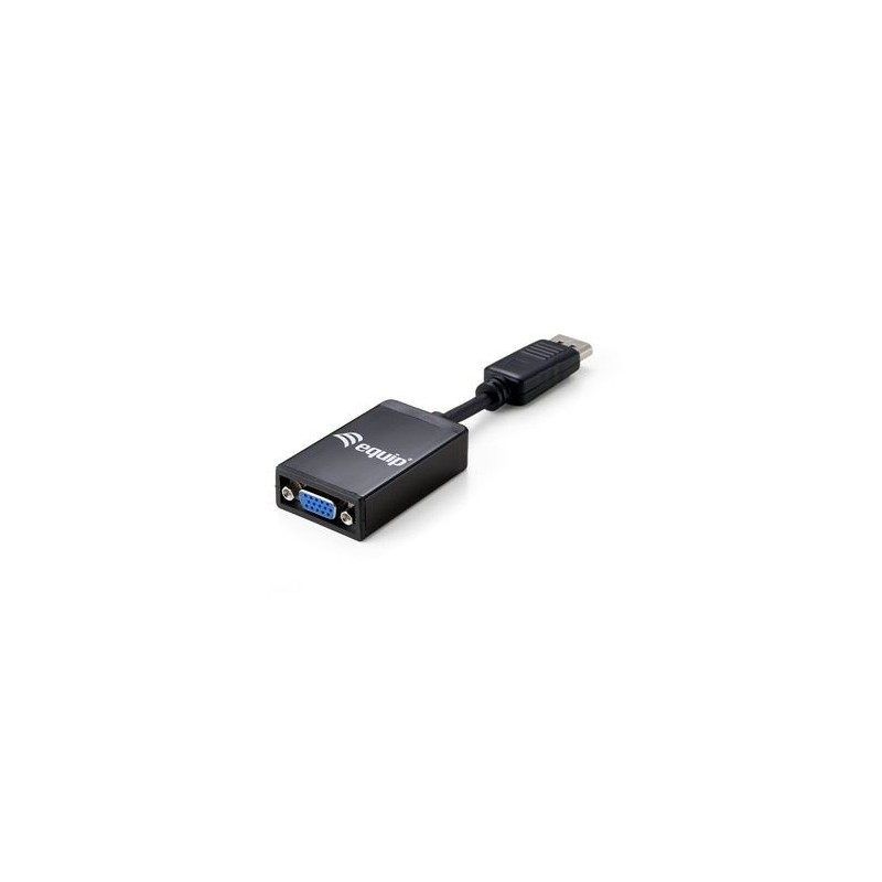 Cable EQUIP MDP/M a VGA/H 0.15m Negro (EQ133435)
