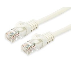 Latiguillo EQUIP Cat.6a U/UTP 0.5m Blanco (EQ603001)
