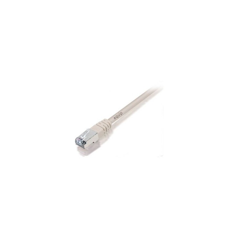 Latiguillo EQUIP Cat.6 S/FTP 0.5m Gris (EQ605507)