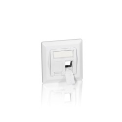 Marco Roseta EQUIP para 2 Conectores Blanco (EQ761303)