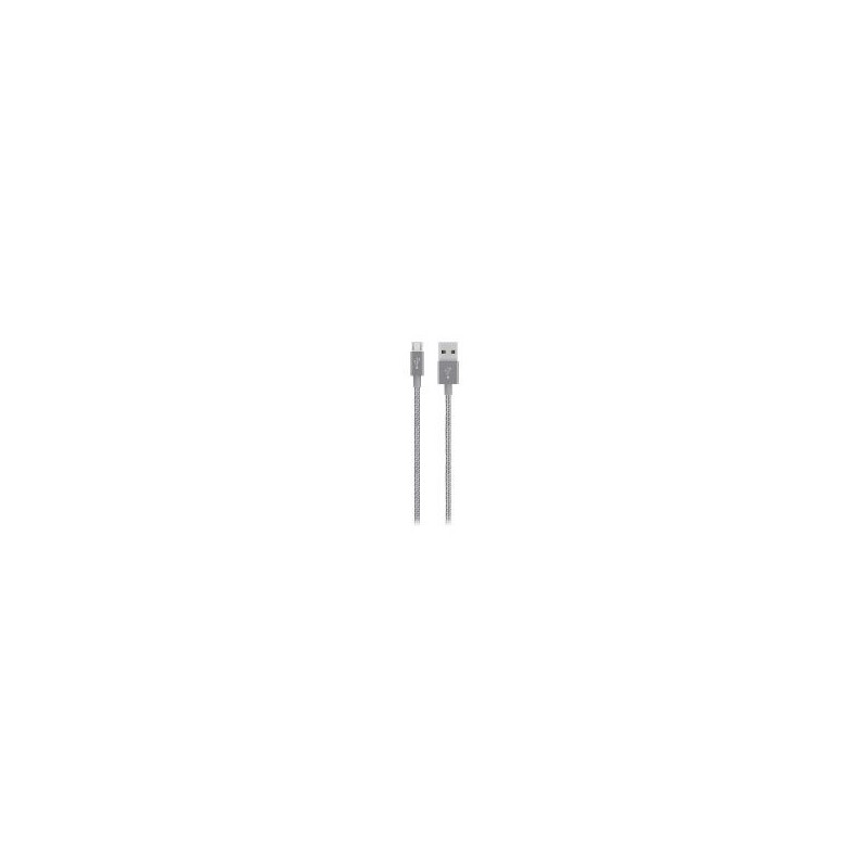 Cable BELKIN USB-A/M a mUSB/M 1.2m Gris(F2CU021BT04-GR)