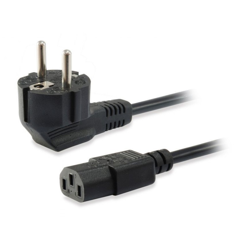 Cable Alimentación EQUIP Schuko/M a C13/H 3m (EQ112121)