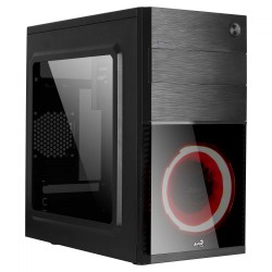 MiniTorre AEROCOOL LED S/F USB2/3 mATX Negra (CS105RD)