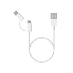 Cable XIAOMI Mi 2-in-1 Usb-mUsb/Usb-C 1m (SJV4082TY)