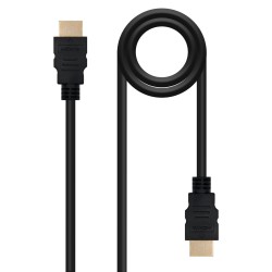 Nanocable HDMI A/M a HDMI A/M 1m Negro (10.15.1700)