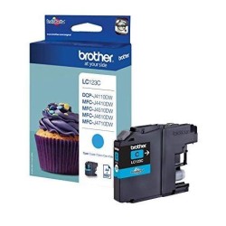 Tinta BROTHER Cian 600pag LC-123C