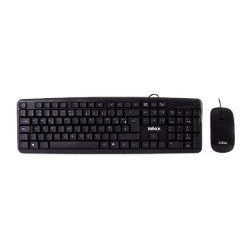 T+Ratón NILOX Flat USB 1000dpi Negro (NXKME000004)