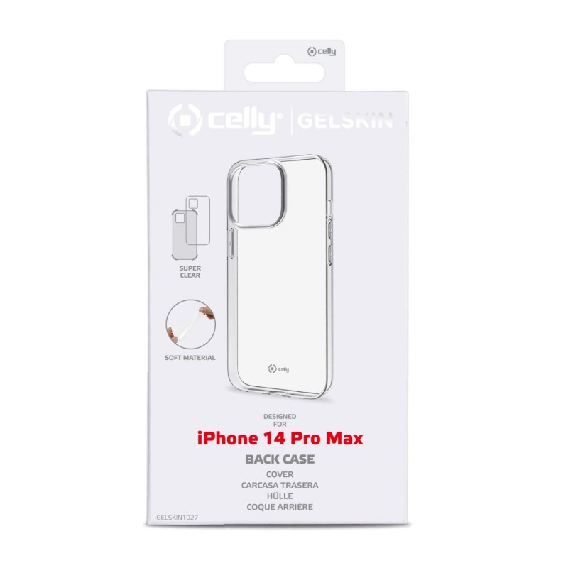 Funda Gel CELLY para iPhone 14 Pro Max (GELSKIN1027)