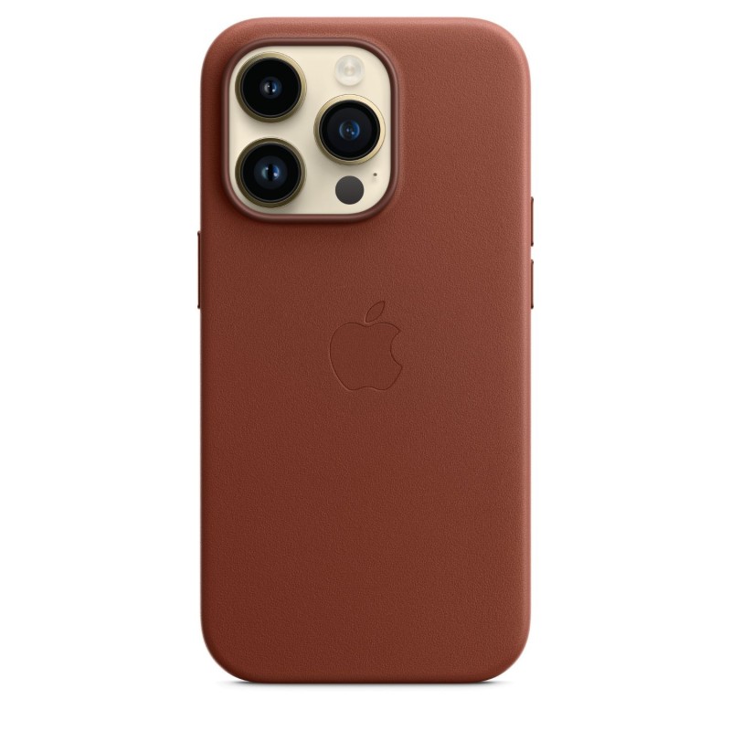Funda Apple 6.1in Cuero iPhone 14 Pro Marrón (MPPK3ZM/A)