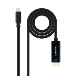 Nanocable USB-C/M a HDMI/M 3m Negro (10.15.5133)