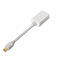 Nanocable Mini DP/M a HDMI/H 15cm Blanco (10.16.0102-W)