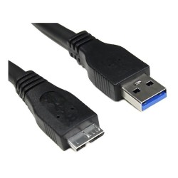 Nanocable USB-A/M a mUSB-B/M 1m Negro (10.01.1101-BK)