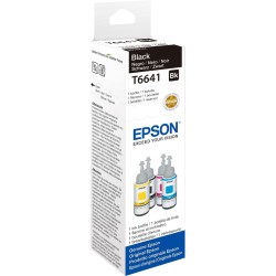 Botella Tinta Epson EcoTank 664 Negro 70ml (C13T664140)