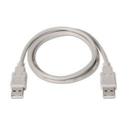 Nanocable USB-A/M a USB-A/M 3m Beige (10.01.0304)