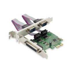 Controladora CONCEPTRONIC PCIe Paralelo/RS-232 (SPC01G)