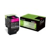 Toner Lexmark Laser 802M Magenta 1000 páginas (80C20M0)