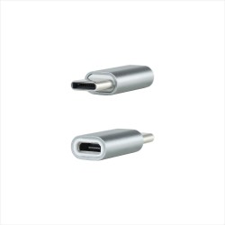 Nanocable USB-C/M a mUSB/H Aluminio Gris (10.02.0011)