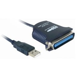 Nanocable USB-A/M a Paralelo 1.5m Negro (10.03.0001)