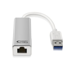 Adaptador Nanocable USB 3.0 a RJ45 Plata (10.03.0401)