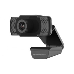 WebCam CONCEPTRONIC FHD USB Micrófono Negra (AMDIS01B)