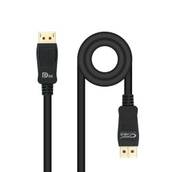 Nanocable DP/M a DP/M 2m Negro (10.15.2502)